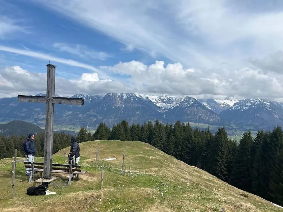 Fewo Allgaeu Chalet Mit Schwimmbad Und Sauna 奥伯斯特多夫 公寓